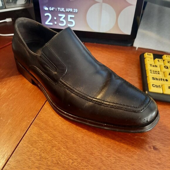 Raging Slip On Loafer Black Leather Brunomagli Made Italy Black Sz14/12 In PreLo main image 5